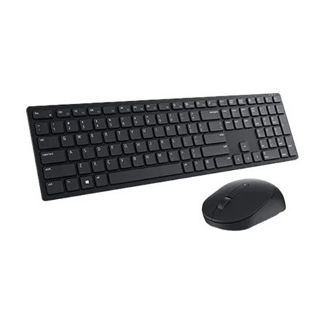 Dell KM5221W Pro | Keyboard and Mouse Set | Wireless | Ukrainian | Black | 2.4 GHz - 2